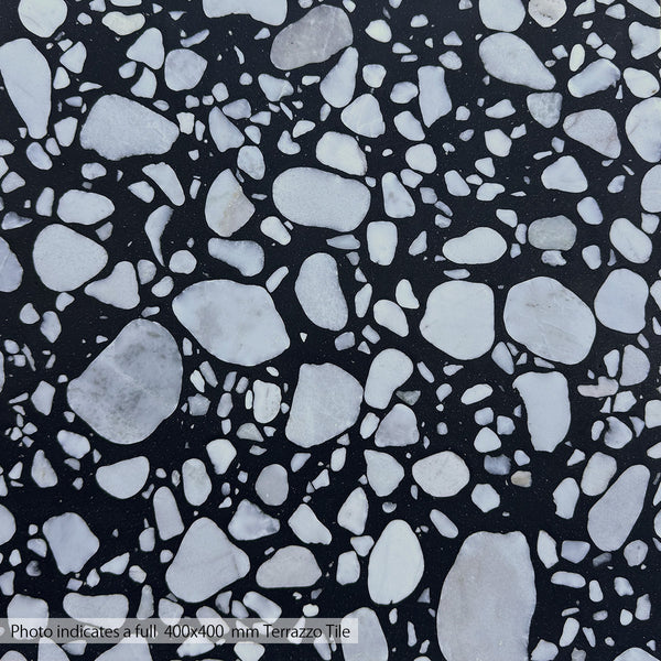 Coarse Grain Black Terrazzo STP-09
