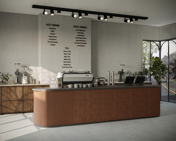 Rosso Travertine Mini Flute Plus Convex Mosaic - Stone and Tile Projects 