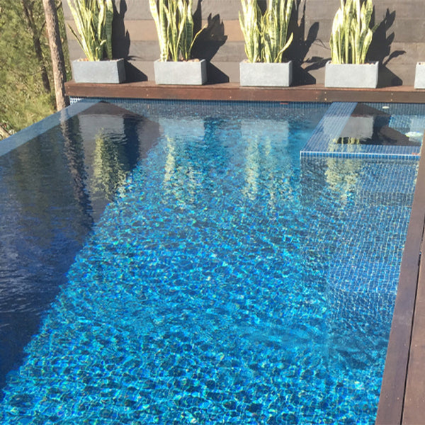 AUS 2528-C Glass Mosaic Pool Tile