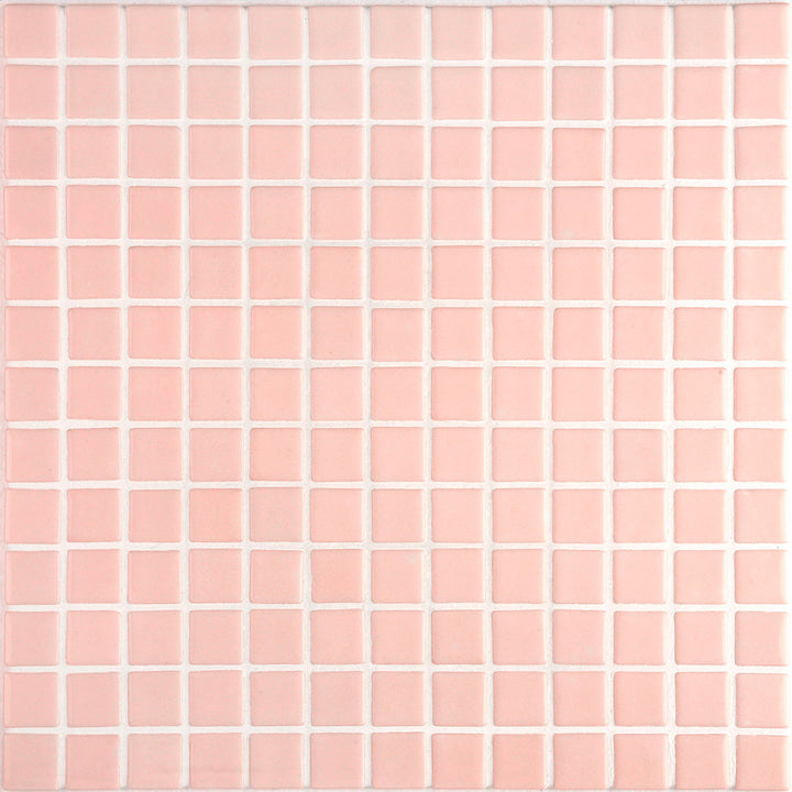 Lisa 2552-A Pink Glass Mosaic Pool Tile