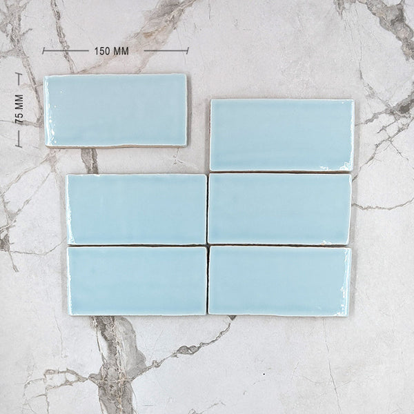 Aqua Moroccan Porcelain 150x75 Dimension