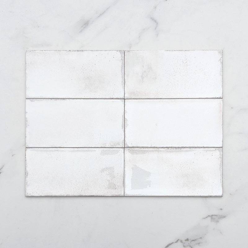 Rustic Bianco White Spanish Subway Ceramic 200x100 | Buy Subway Tiles ...