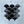 Fan Shape Nero Porcelain Mosaic