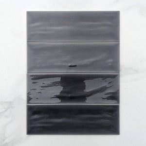 Black Ripple Spanish Subway Ceramic 300x100 - Stone and Tile Projects 