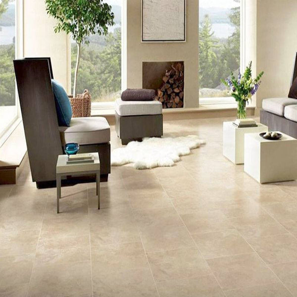 CLASSIC TRAVERTINE TILE PROJECT PHOTO