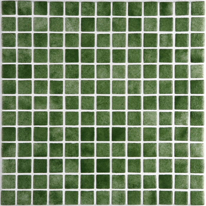 Niebla 2585-B Grass Green Glass Mosaic Pool Tile
