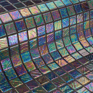 Vesubio Lava Purple Green Pool Tile - Stone and Tile Projects 