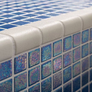 Corner 45-A Safe Glass Mosaic Pool Tile - Stone and Tile Projects 