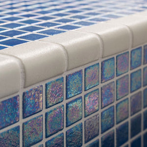 Corner 45-A Safe Glass Mosaic Pool Tile