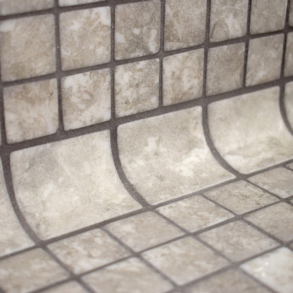 Cove Ash Safe Glass Mosaic Pool Tile