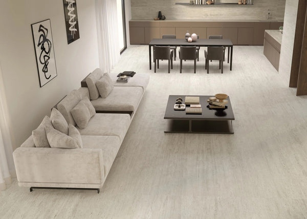 Cappella Bianco Veincut Travertine Italian Porcelain