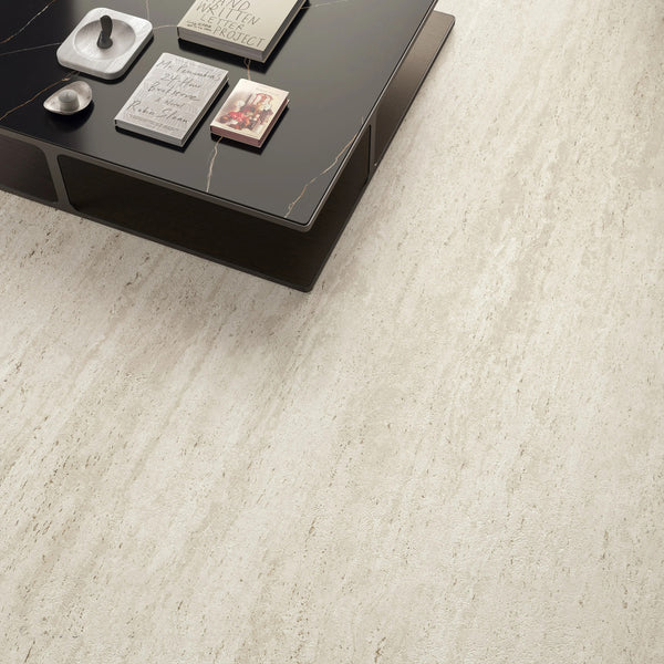 Cappella Bianco Veincut Travertine Italian Porcelain