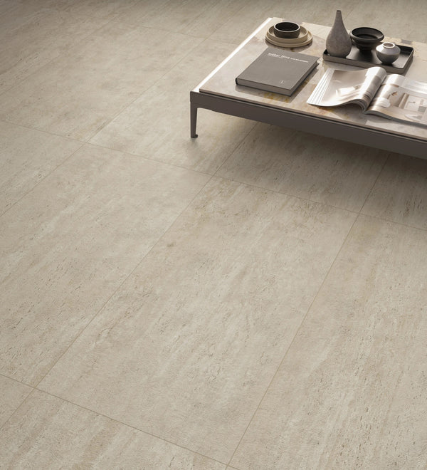 Cappella Pearl Veincut Travertine Italian Porcelain