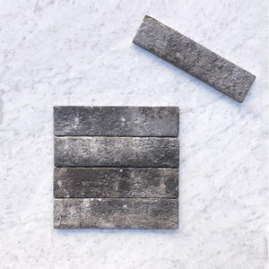 Charcoal Paddington Brick Horizontal Stack Boned