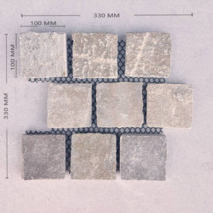 Porphyry Gold Cobblestone - Stone and Tile Projects 