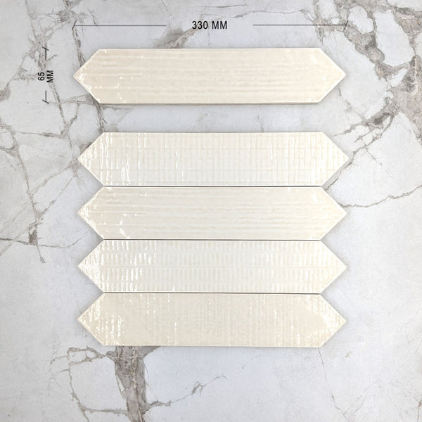 Crackle Marfil Decor Picket Porcelain Dimension