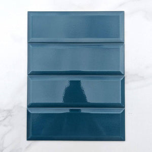 Craquele Denim Bevelled Spanish Subway Ceramic 300x100 - Stone and Tile Projects 