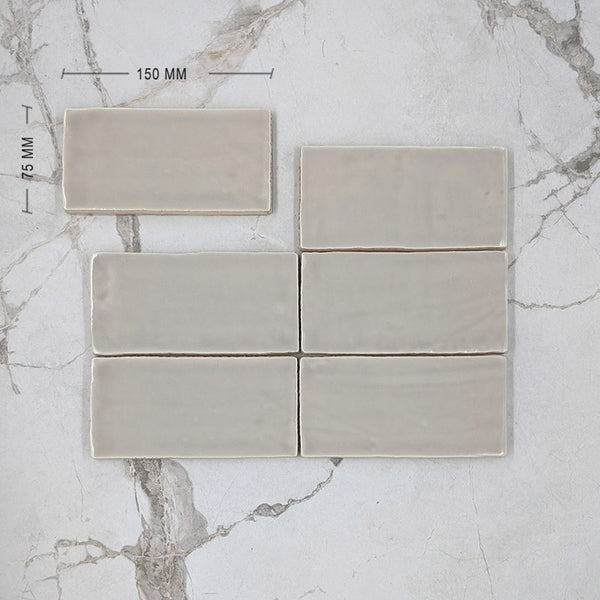 Craqule Cian Moroccan Porcelain 150x75 Dimension