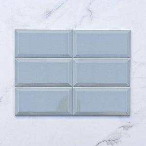 Craqule Smoke Spanish Bevelled Subway Ceramic 200x100