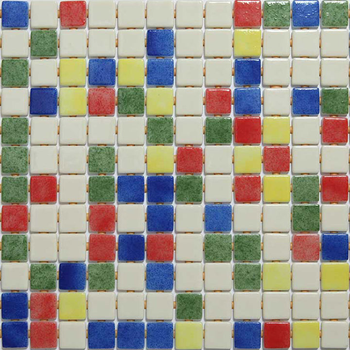 Deco-Mix 25014-E Glass Mosaic Pool Tile