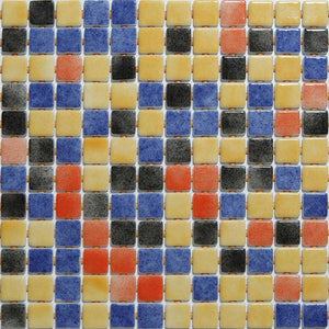 Deco-Mix 25016-D Glass Mosaic Pool Tile - Stone and Tile Projects 