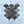 Fan Shape Dark Grey Porcelain Mosaic