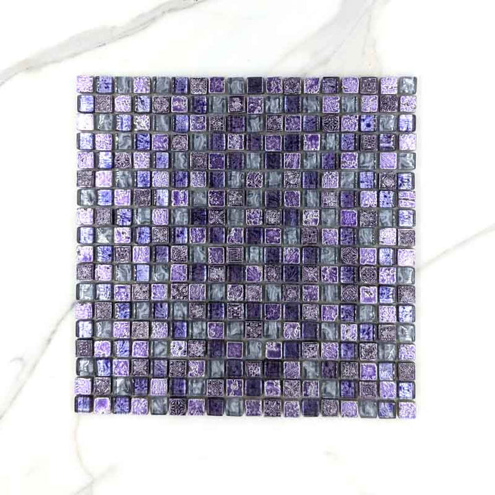 Exotic Lilac Purple Mosaic