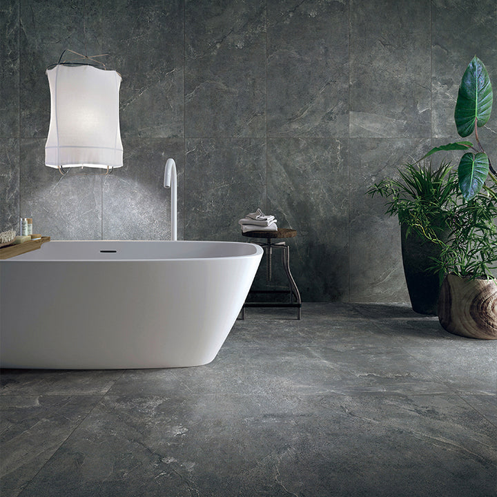 Fior Di Bosco Dark Grey Rectified Porcelain