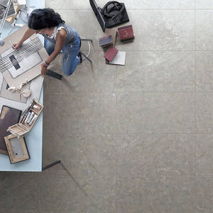 Fior Di Bosco Mid Grey Rectified Porcelain - Stone and Tile Projects 