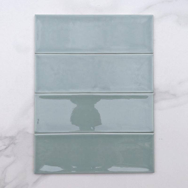 Green Ripple Spanish Subway Ceramic 300x100 | Buy Subway Ceramic Tiles ...