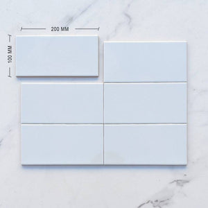 Grey Spanish Subway Ceramic 200x100 Dimension