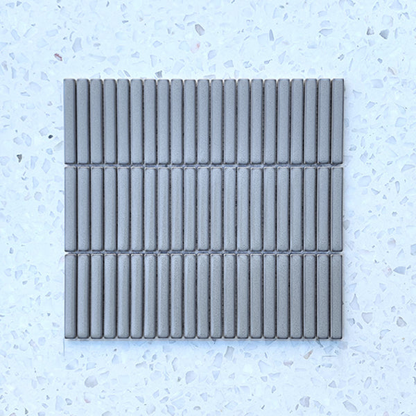 Grey Stix Porcelain Mosaic 92x12