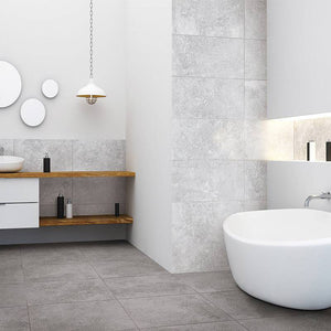 Heritage Grey Porcelain - Stone and Tile Projects 