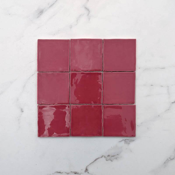 Hot pink Moroccan Ceramic 100x100