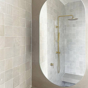 Morocco White Handmade Zellige 100x100 - Stone and Tile Projects 