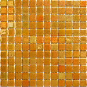 Metallic Aurum Glass Mosaic Pool Tile - Stone and Tile Projects 