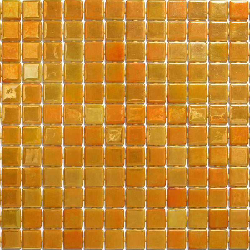 Metallic Aurum Glass Mosaic Pool Tile