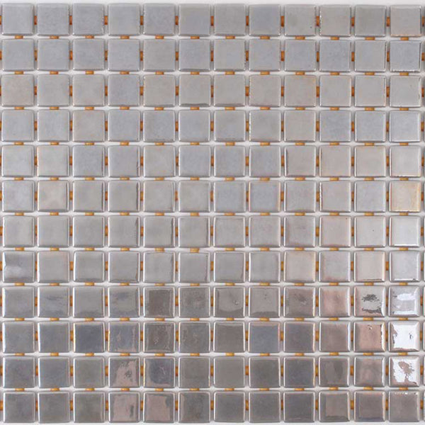 Metallic Inox Glass Mosaic Pool Tile