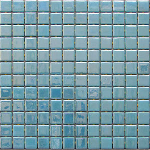 Metallic Vanadium Glass Mosaic Pool Tile