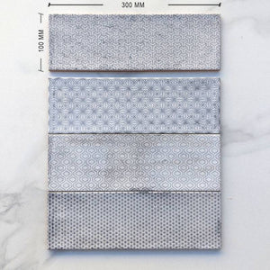 Madrid Silver Decor Spanish Subway Ceramic 300x100 - Stone and Tile Projects 