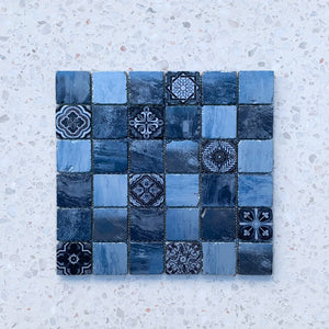 Marrakesh Blue Glass Mosaic