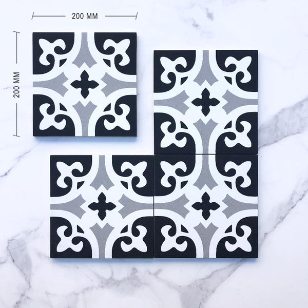 Moroccan Porcelain Pattern 14 Dimension