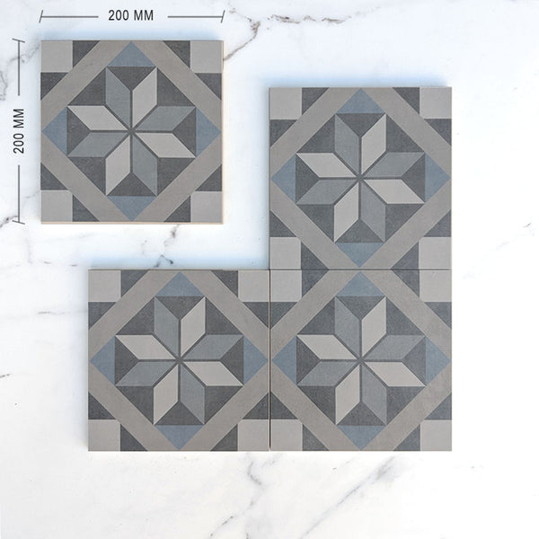 Moroccan Porcelain Pattern 17 Dimension