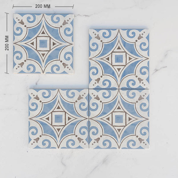 Moroccan Porcelain Pattern 20 Dimension