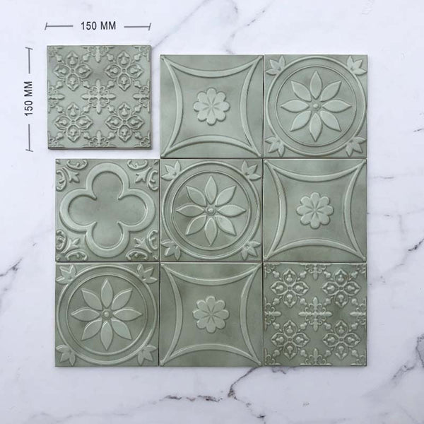 Moroccan Porcelain Pattern 33 Dimension