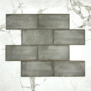 Newtown Matt Grey Subway Porcelain 200x100 - Stone and Tile Projects 