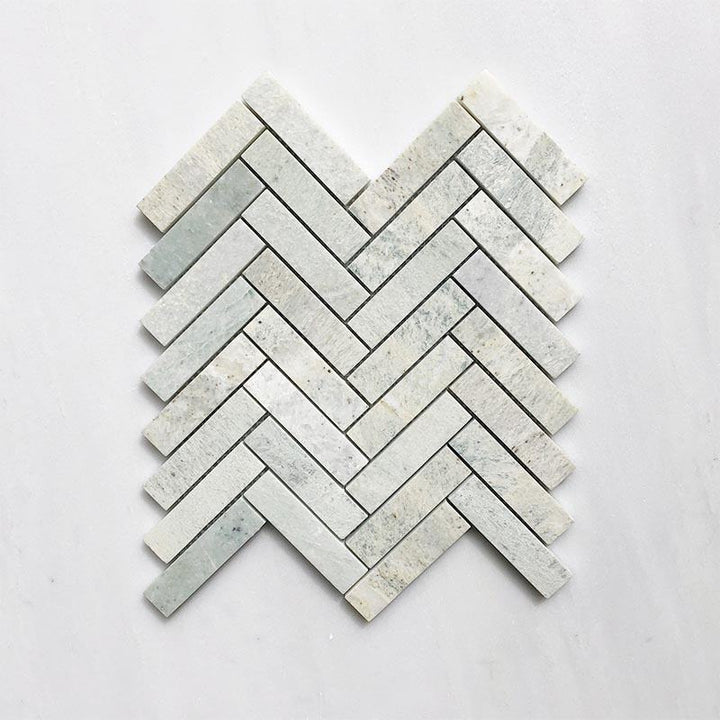 Paradiso Green Herringbone mosaic 98X25