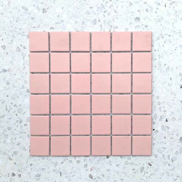 Pink Porcelain Mosaic