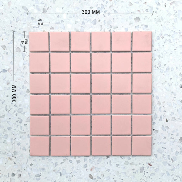 Pink Porcelain Mosaic