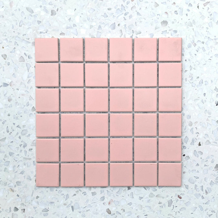 Pink Porcelain Mosaic